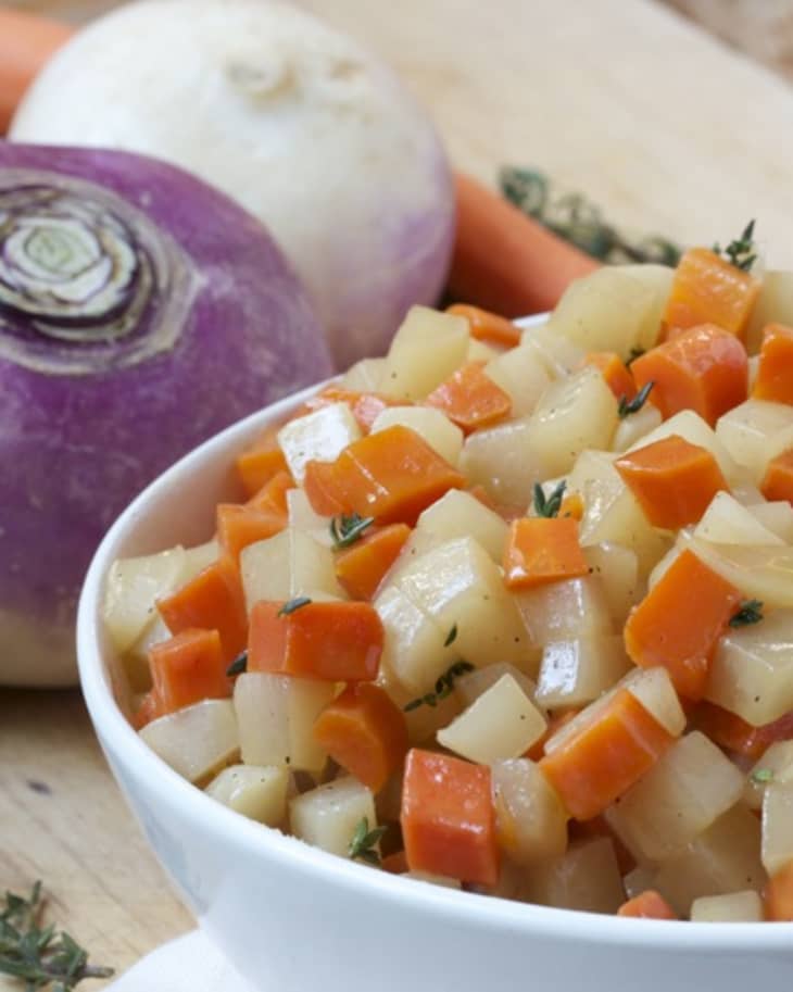Autumn Recipe Brown Butter & Maple Glazed Turnips The Kitchn