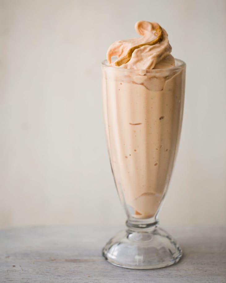 Vegan Snack Recipe Almond Butter Banana Shake The Kitchn