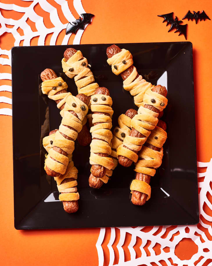 Mummy Hot Dogs Recipe (Made With Crescent Rolls) | The Kitchn