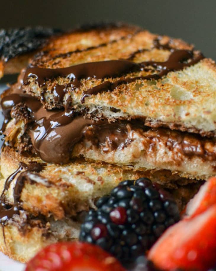 Hot Nutella Sandwiches, DIY Pita Bread, French Dip Au Jus, Caprese