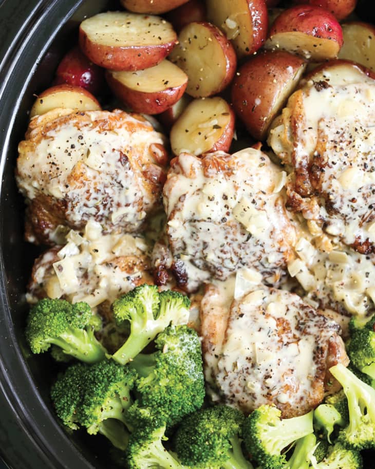 Slow Cooker Garlic Chicken Damn Delicious The Kitchn