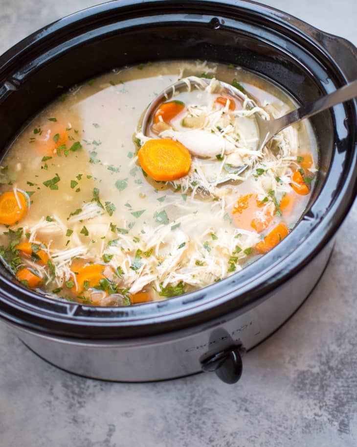 Make This Slow Cooker ChickenOrzo Soup ASAP The Kitchn