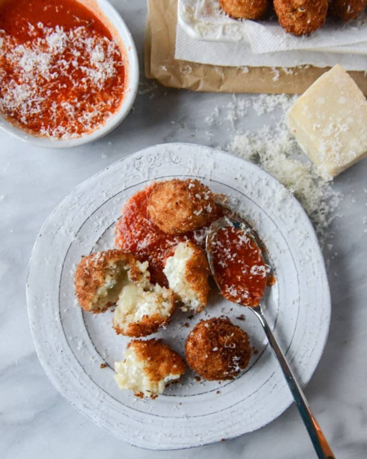 Use Up Leftover Risotto with These Cheesy Arancini The Kitchn