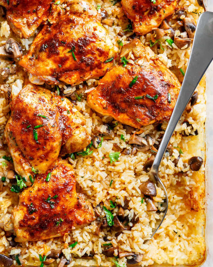 Oven-Baked Chicken and Rice - Cafe Delites | The Kitchn