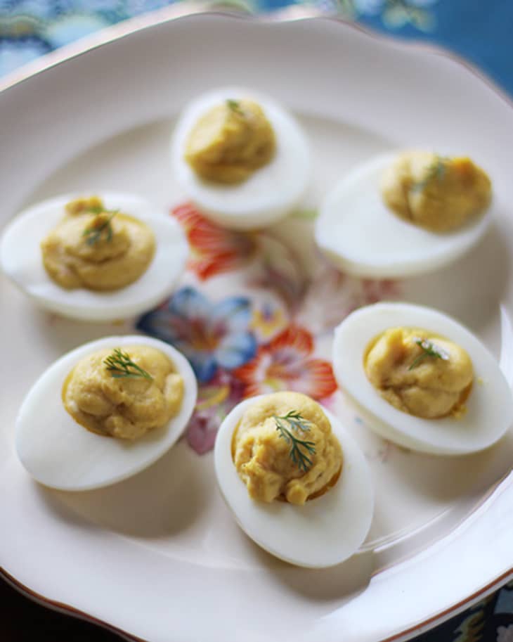 Recipe Smoked Trout Deviled Eggs The Kitchn