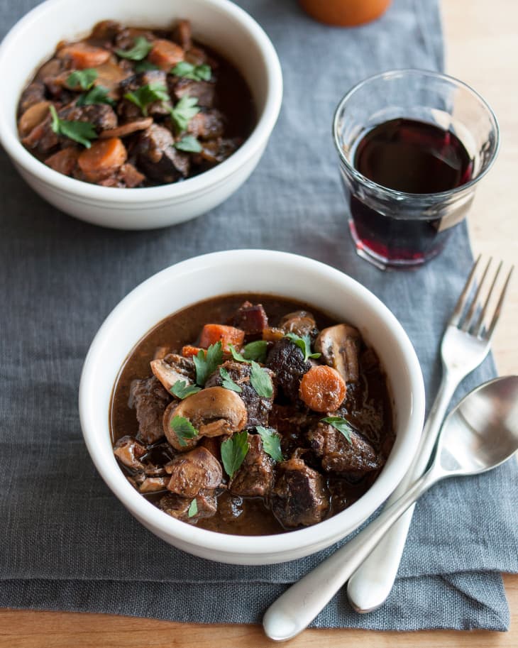 What Can I Substitute for the Wine in Beef Bourguinon? | The Kitchn