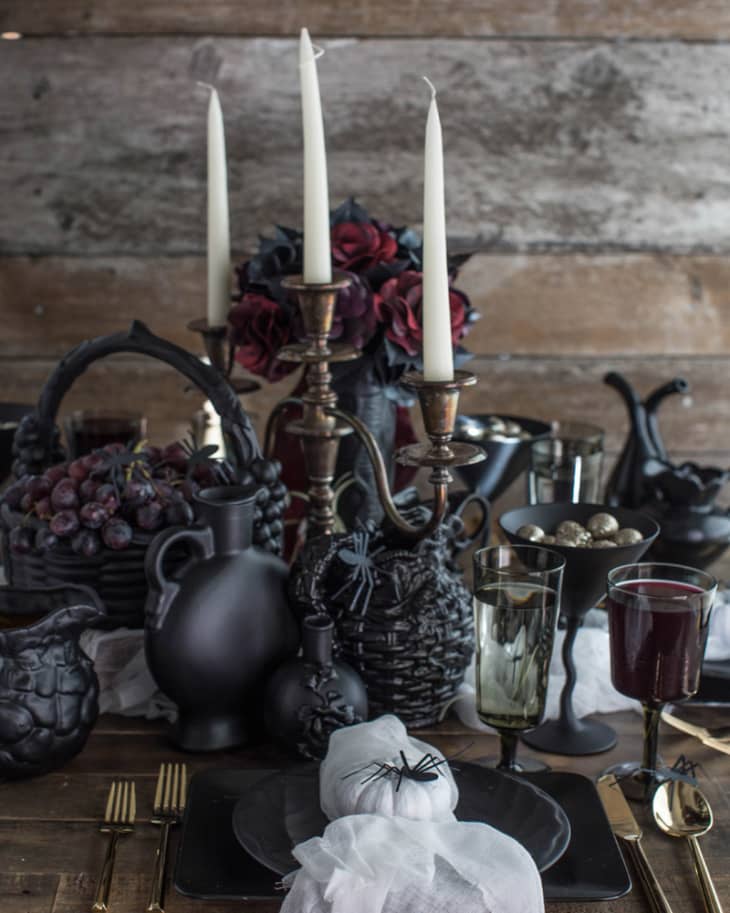 Go Goth with This Gorgeous Halloween Table | The Kitchn