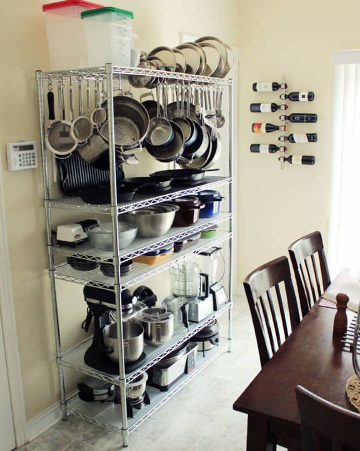 Kitchen sales shelving unit