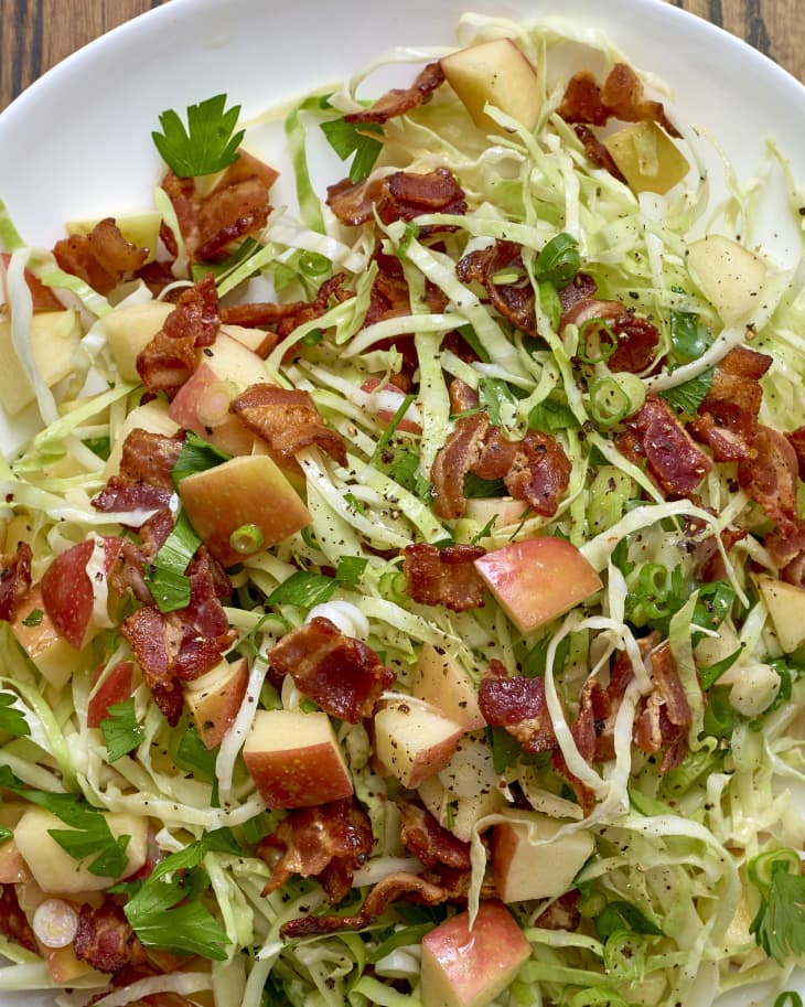 Recipe AppleBacon Slaw The Kitchn