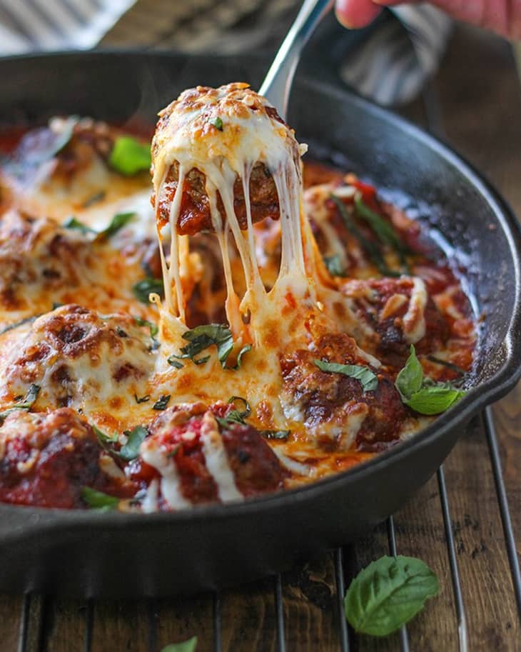 This Meatball Skillet Recipe Is All About the Cheesy Strings | The Kitchn