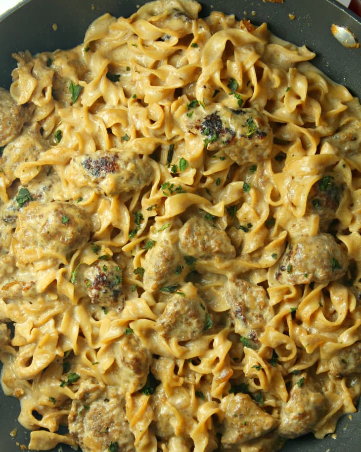 French Onion Sausage Pasta My Incredible Recipes The Kitchn