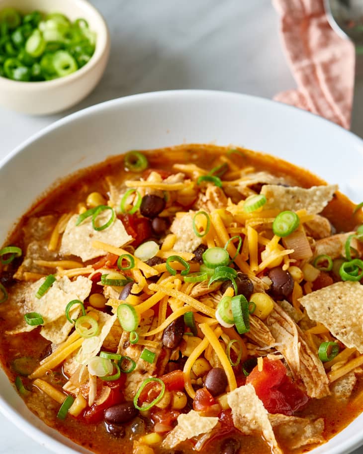 Chicken Taco Soup - The Easiest, Simplest Recipe | The Kitchn