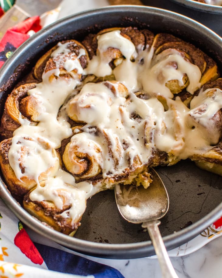 Why You Should Double Frost Your Cinnamon Rolls The Kitchn