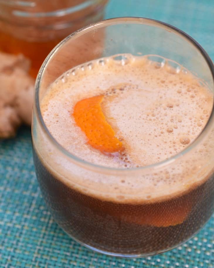 NonAlcoholic Drink Recipe GingerMarmalade Puerh Iced Tea The Kitchn