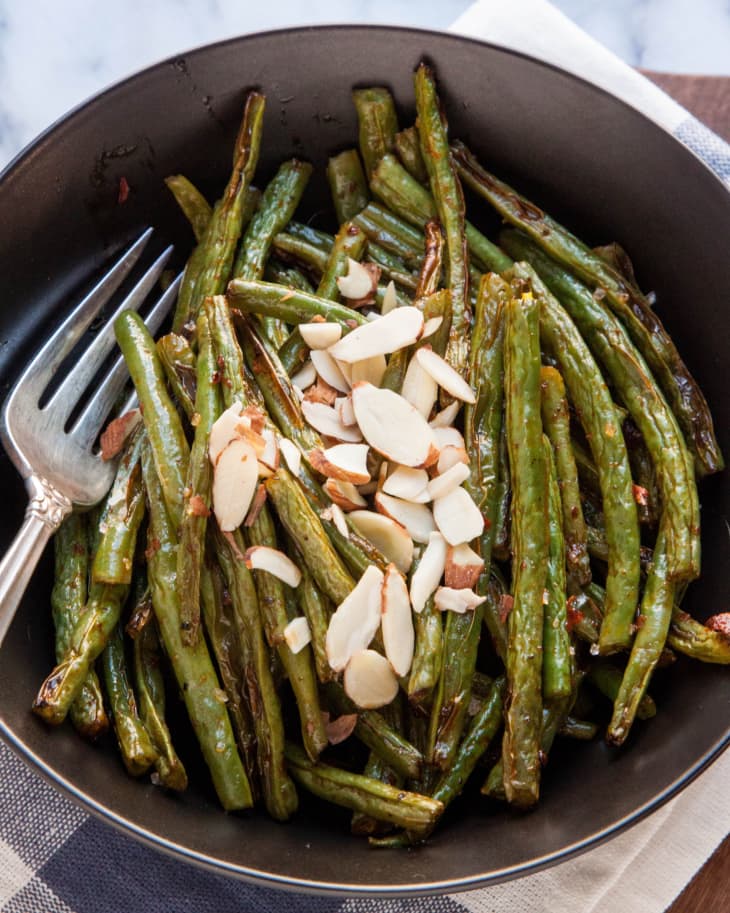 Recipe Roasted Green Beans with Harissa The Kitchn