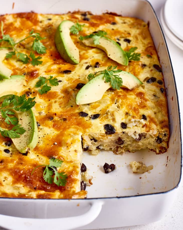 Recipe Breakfast Burrito Egg Casserole The Kitchn