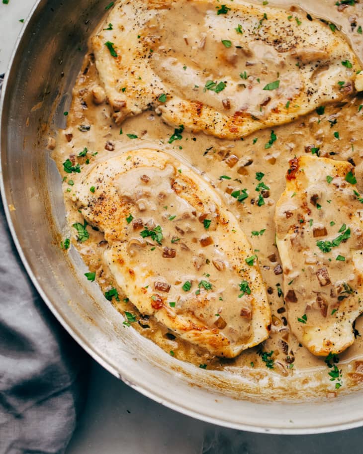Skillet Chicken in Balsamic Cream Sauce Little Spice Jar The Kitchn