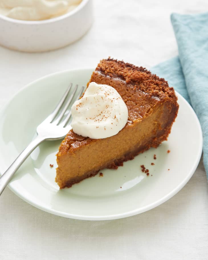 Recipe Ginger Pumpkin Pie with Graham Cracker Crust The Kitchn