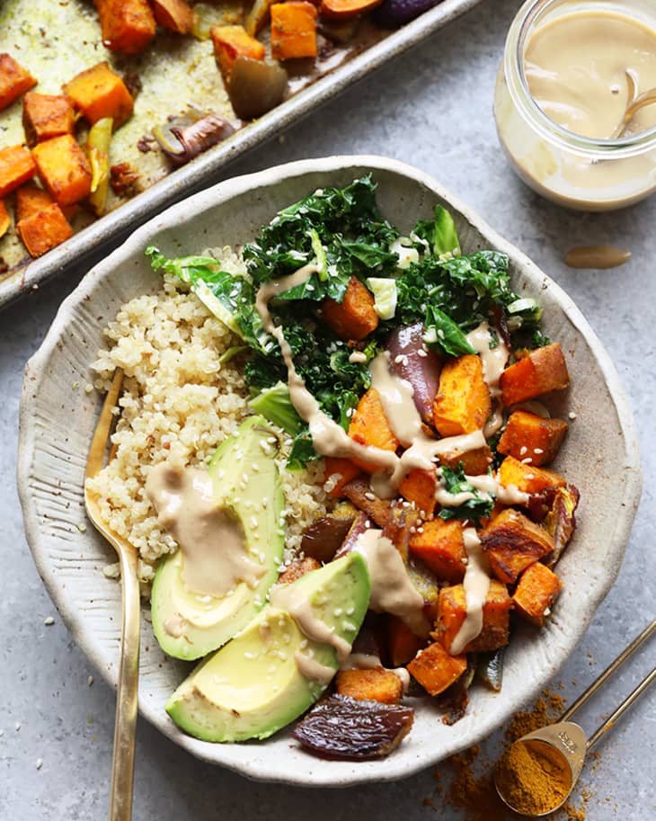 Sweet Potato Buddha Bowl Recipe - Fit Foodie Finds | The Kitchn
