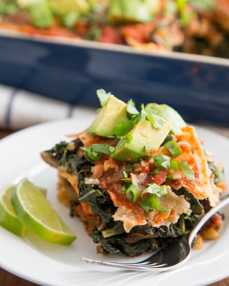 Recipe 6Ingredient Vegan Enchilada Casserole The Kitchn
