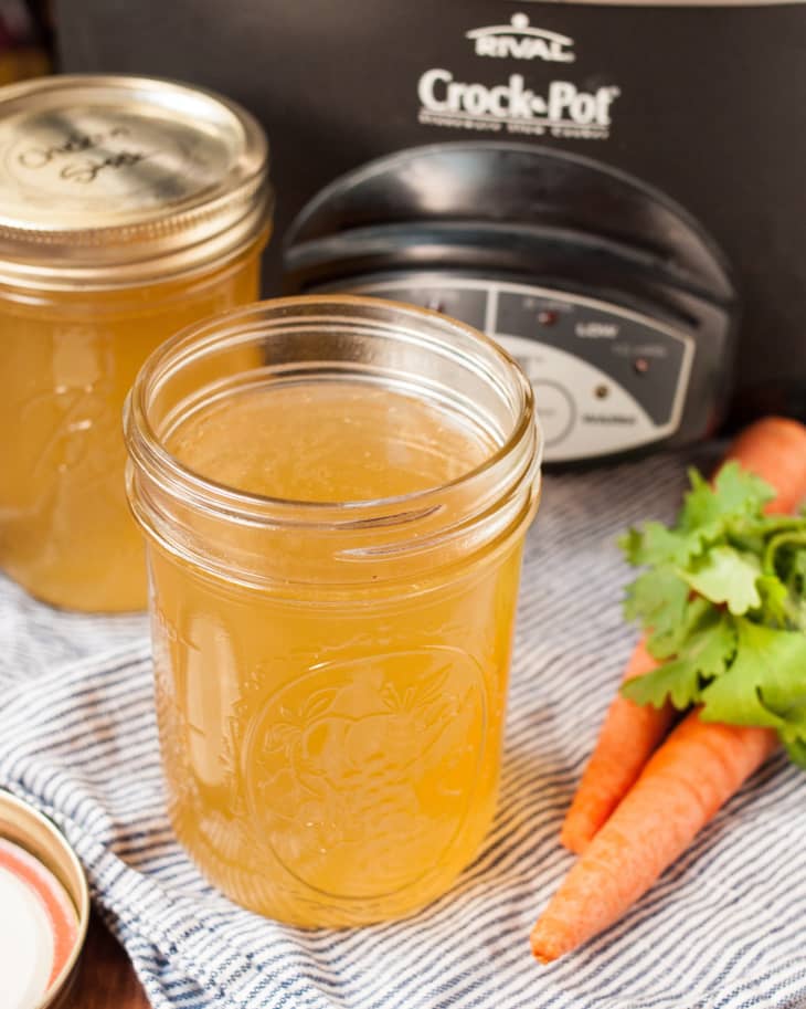 How to Make Chicken Stock (In The Slow Cooker) The Kitchn