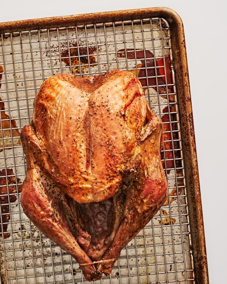 For a Perfectly Roasted Turkey Skip the Roasting Pan The Kitchn