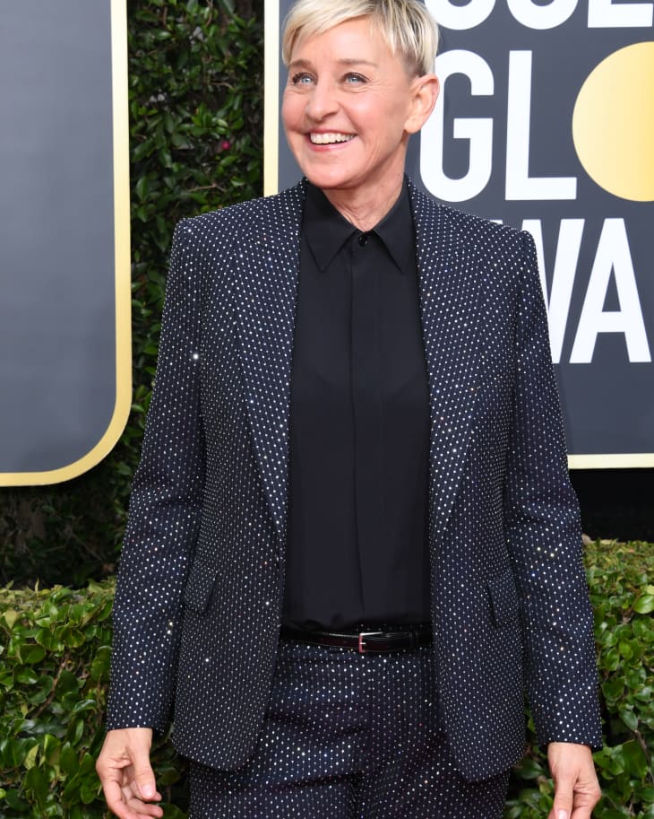 BEVERLY HILLS, CALIFORNIA - JANUARY 05: Ellen DeGeneres attends the 77th Annual Golden Globe Awards at The Beverly Hilton Hotel on January 05, 2020 in Beverly Hills, California. (Photo by Jon Kopaloff/Getty Images)