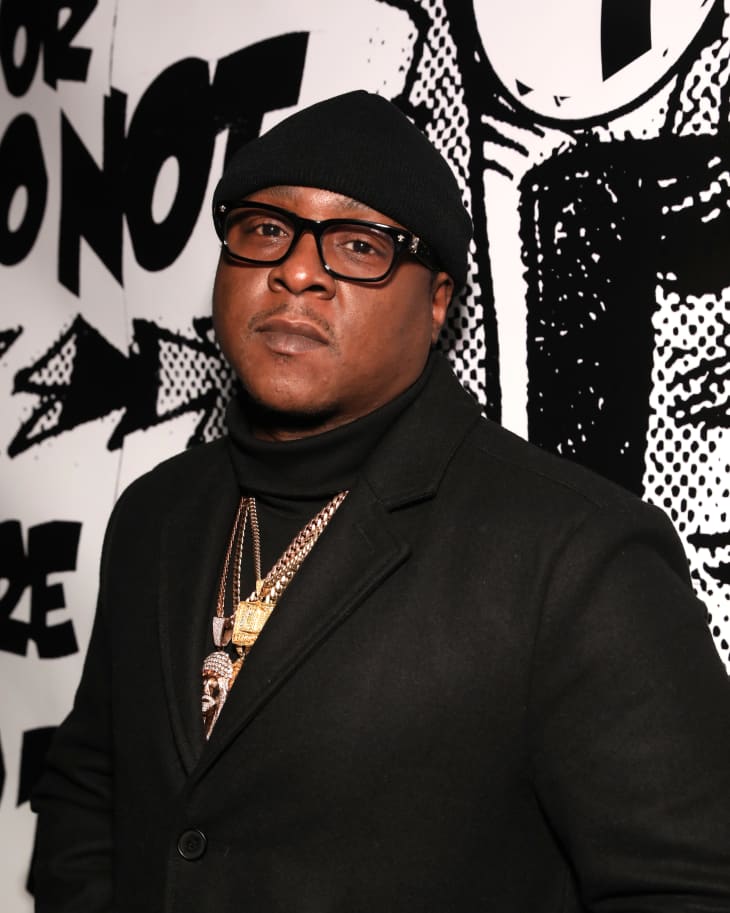 : Jadakiss attends The Compound and Luxury Watchmaker Roger Dubuis Hosts NBA All-Star Dinner at STK Chicago on February 14, 2020 in Chicago, Illinois.