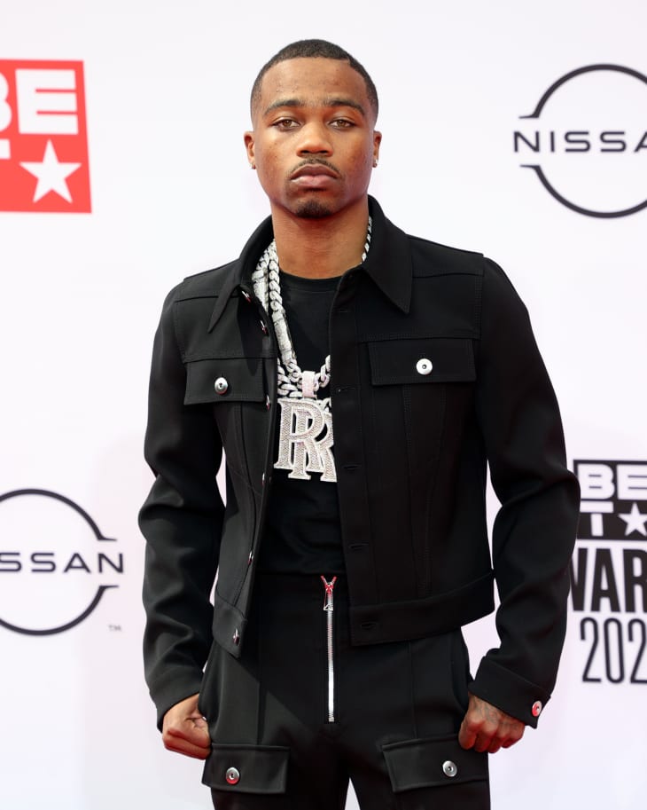 JUNE 27: Roddy Ricch attends the BET Awards 2021 at Microsoft Theater on June 27, 2021 in Los Angeles, California.