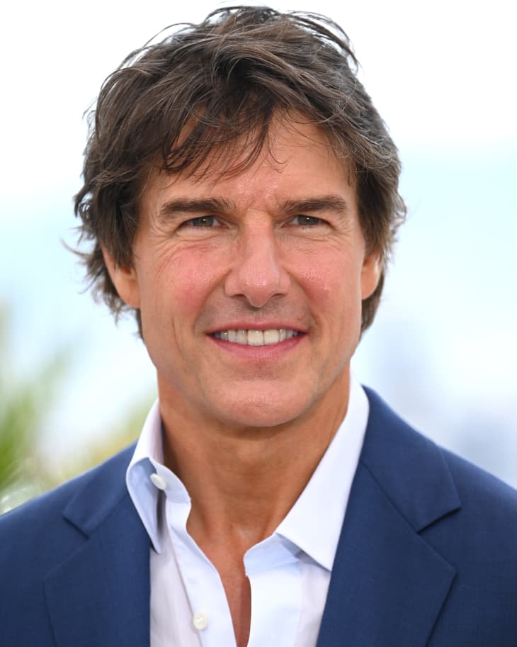 CANNES, FRANCE - MAY 18: Tom Cruise attends the photocall of "Top Gun: Maverick" during the 75th annual Cannes film festival at Palais des Festivals on May 18, 2022 in Cannes, France. (Photo by Joe Maher/Getty Images)