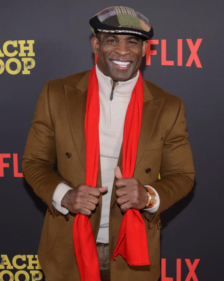 Deion Sanders attends a special screening of Netflix's "Coach Snoop: Season 1" at Saint Anthony Main Theatre on February 2, 2018 in Minneapolis, Minnesota.