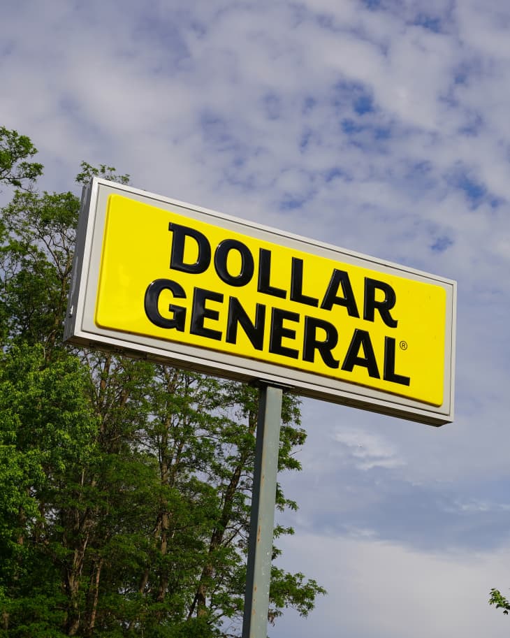 New Lisbon, Wisconsin USA - May 29th, 2023: Dollar General sign outside during a sunny day.
