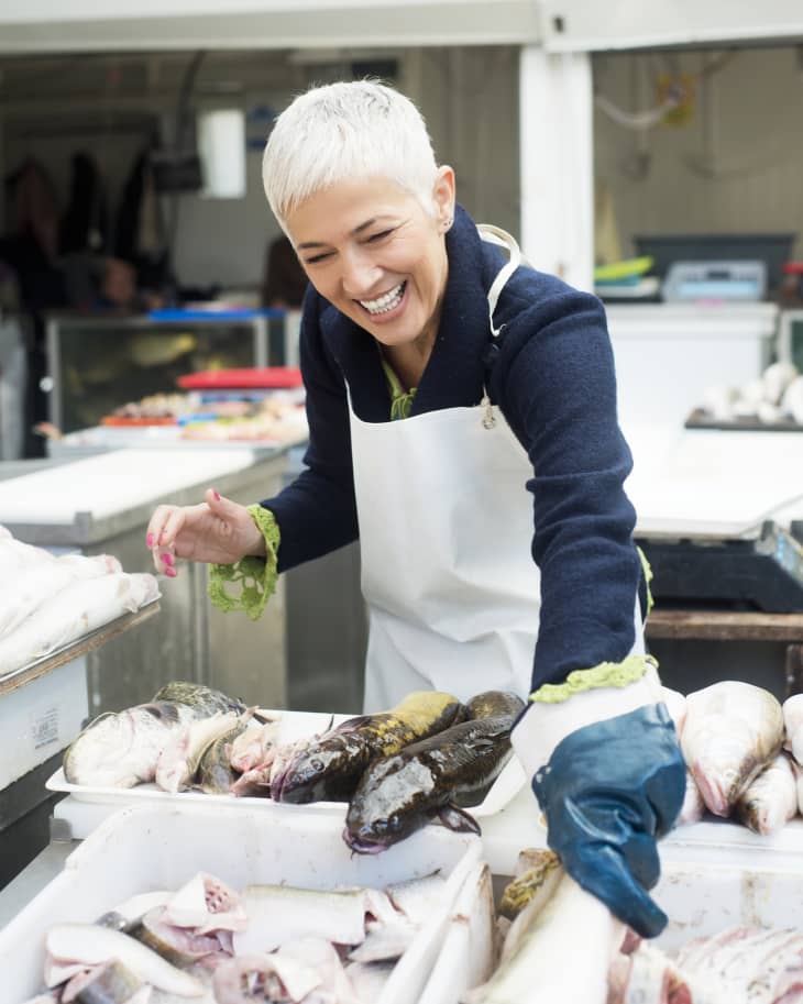 Fish food store top