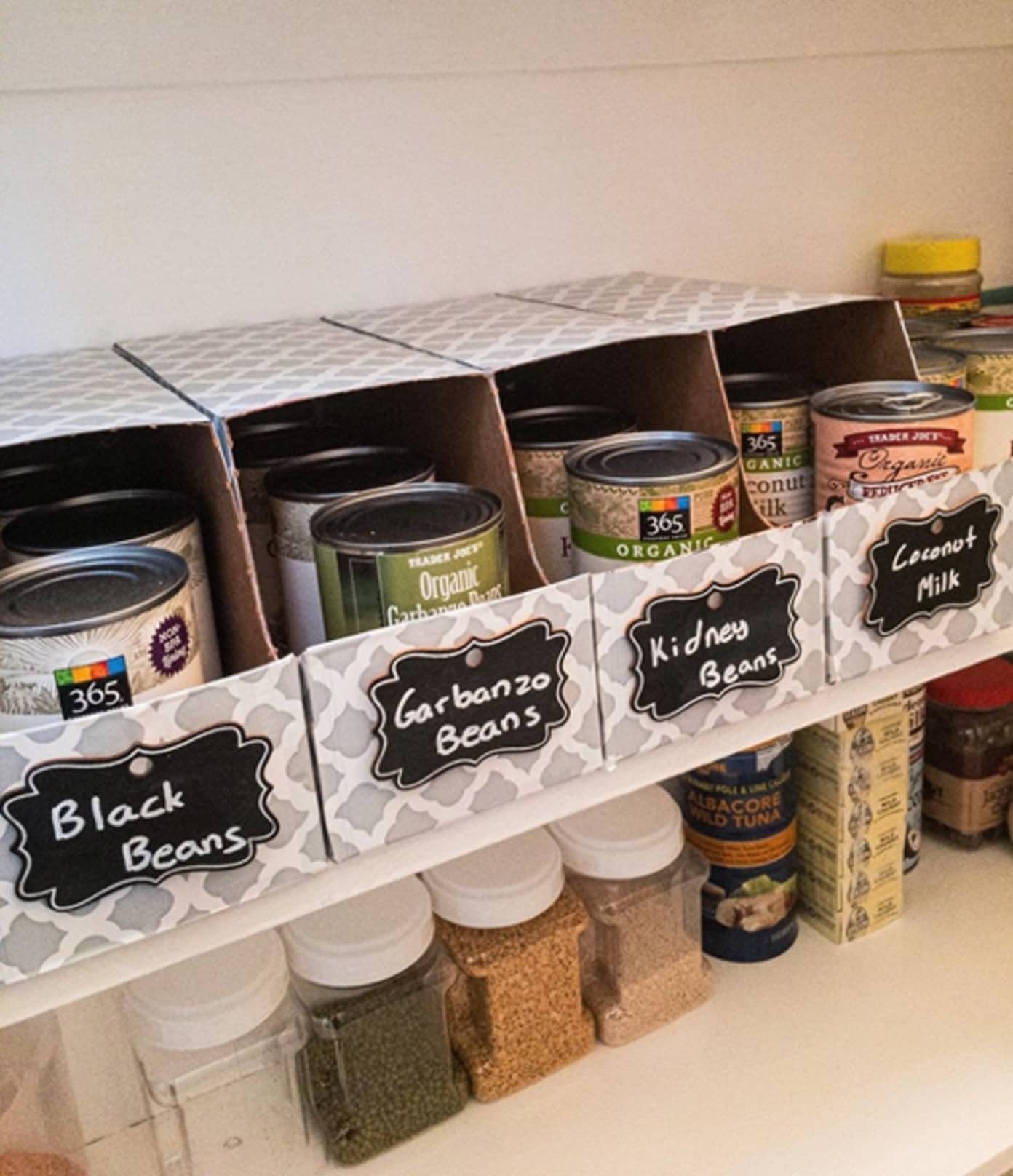 Pantry Organization - DIY Storage Containers from Cardboard Boxes