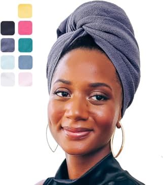 Review AQUIS Microfiber Hair Towel Apartment Therapy