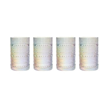 Aldi's Iridescent Highball Drinkware Glass Set Is Only $10 | Apartment  Therapy