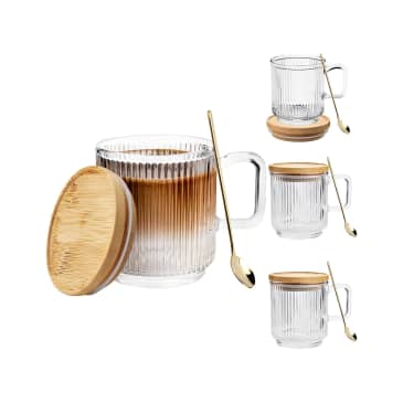 Aldi's $5 Lidded Glass Mugs Are Perfect for Coffee on the Go | Apartment  Therapy