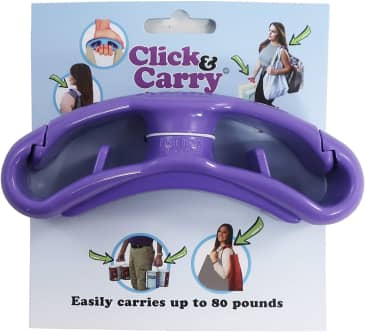 Click & Carry 2-Pack [Purple] Bag Handle