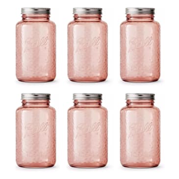 Ball Collector's Edition Vintage Rose Colored Canning Jars