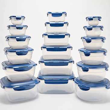 LocknLock 18-Piece Multi-Shape Nestable Storage Set