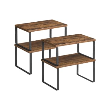 SONGMICS Cabinet Organizer Shelf