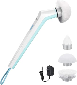 Electric Spin Scrubber, Bathroom Scrubber Rechargeable Shower