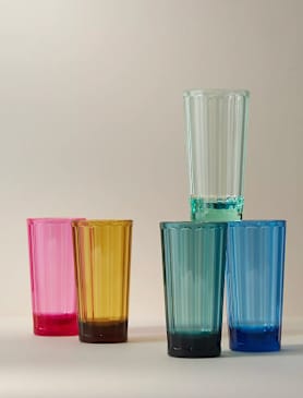 acrylic drinking glasses assorted Assorted Acrylic Plastic Tumblers