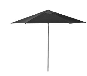 cheap purple patio umbrellas PURPLE LEAF 15-ft Aluminum Gray Crank Cantilever Patio Umbrella with Base  in the Patio Umbrellas department at Lowes.com