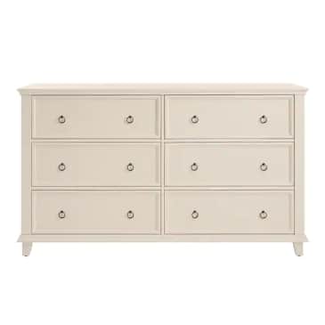 cream bedroom dresser Safavieh Genevieve 3 Drawer Dresser