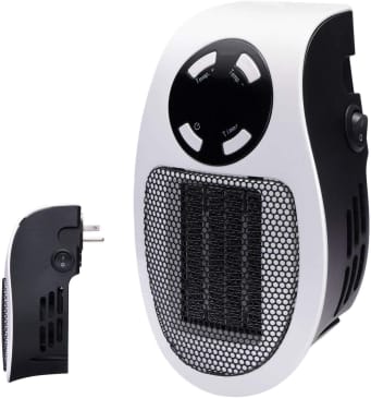 Black Desktop Heater with E-Save Function