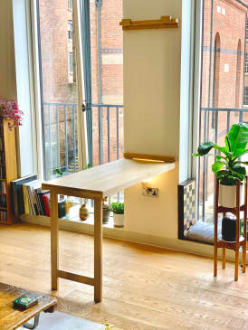 Wall mounted murphy sales dining table