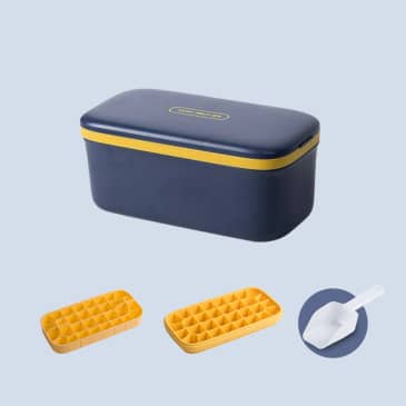 This Double Layer Ice Cube Bin from Hubee Is a Small Space Game