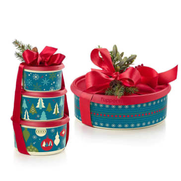 Tupperware Small Canister Gift 2箱セット　新品 Tupperware Holiday Canister Get It All Collection Sale | The Kitchn