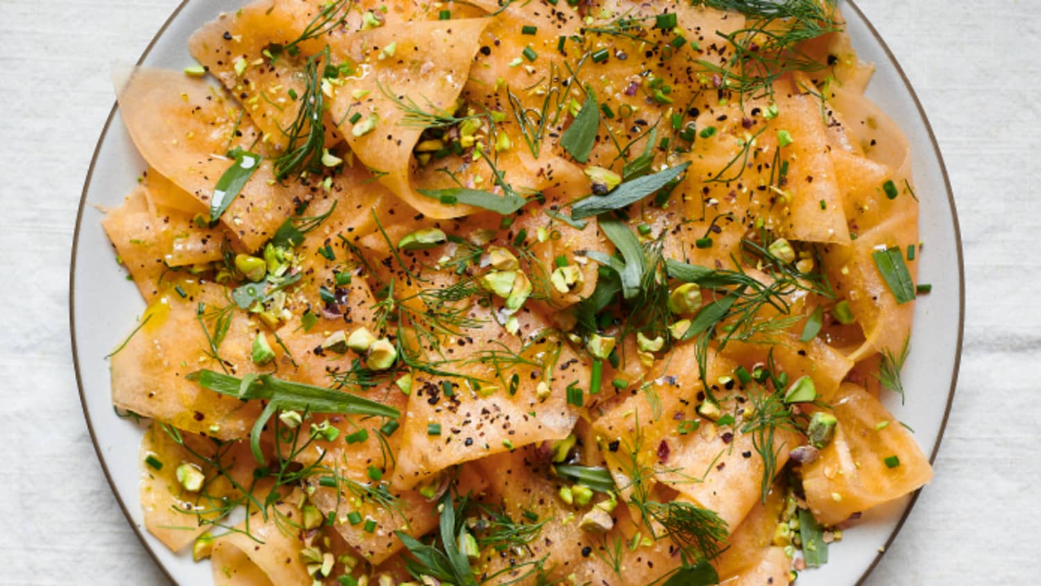 Melon and Herb Salad with Pistachios-image
